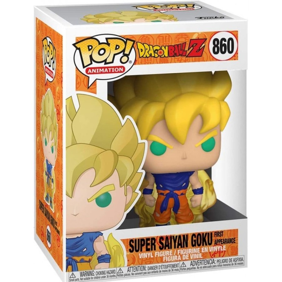 Animes Onlyfigure | Funko Pop Dragon Ball Z 860 Super Saiyan Goku First Appearance